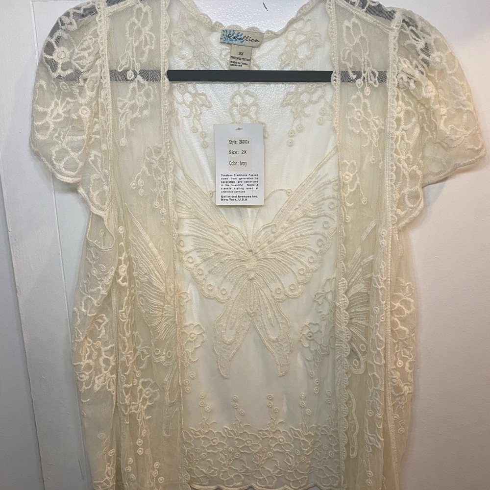 Plus size throw over 2X
